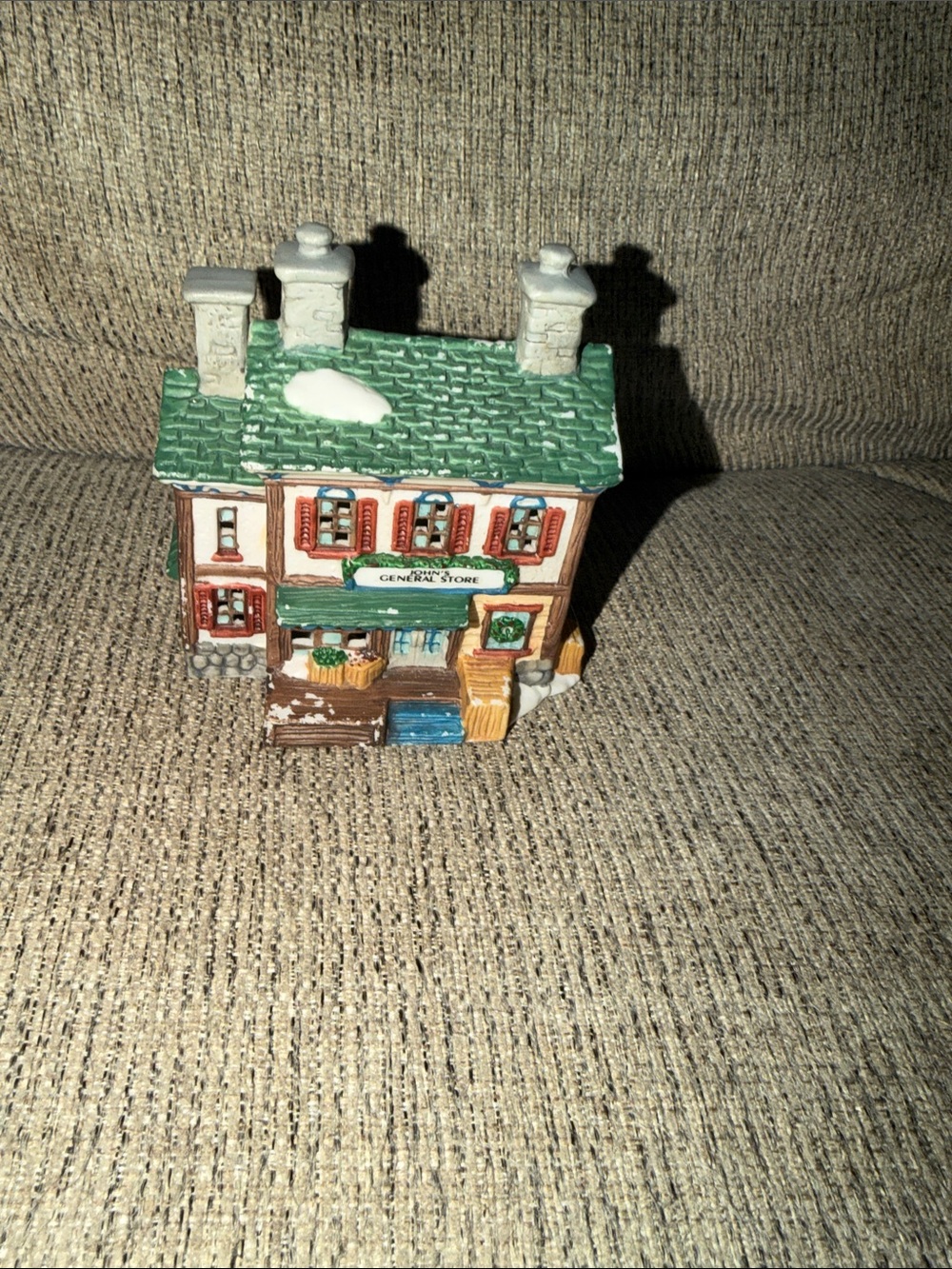 Beautiful Vintage Home Town America Holiday Village General Store Collectible